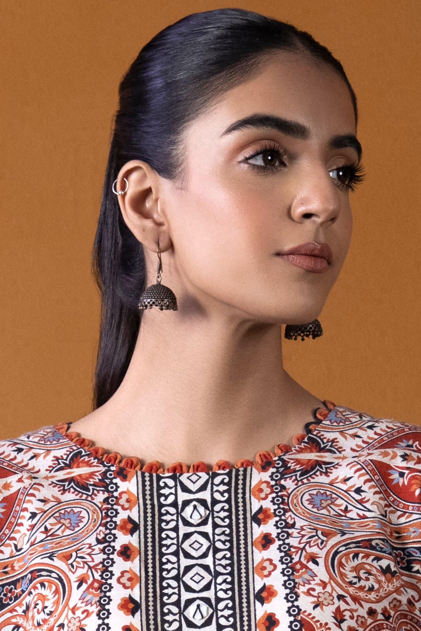 3 Pieces - Sapphire Unstitched Off White Printed Lawn Suit