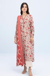 3 Pieces - Sapphire Unstitched Peach Printed Lawn Suit