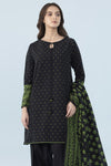 3 Pieces - Sapphire Unstitched Black Printed Lawn Suit