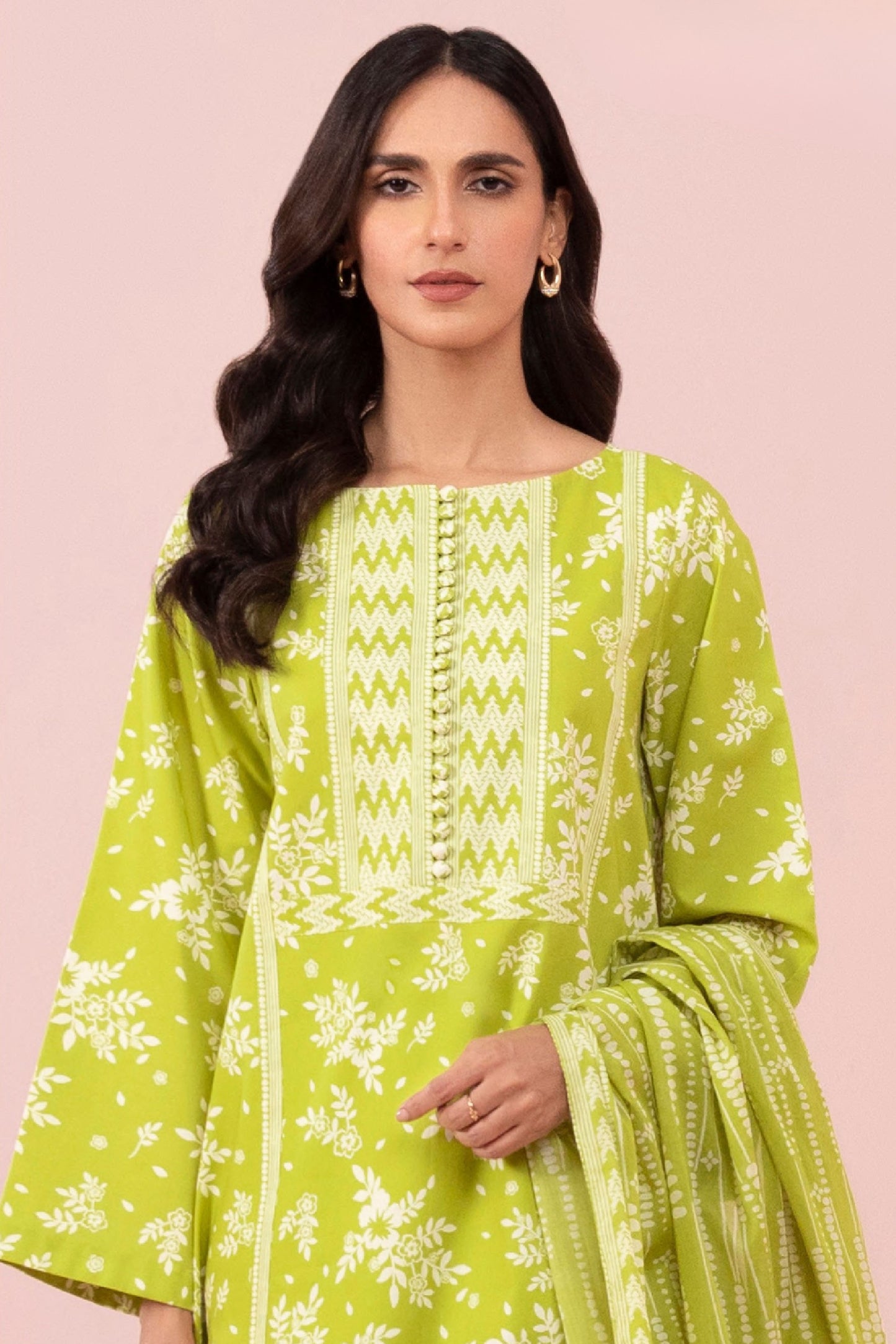 3 Pieces - Sapphire Unstitched Brass Printed Lawn Suit