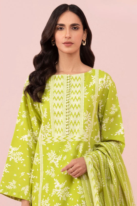 3 Pieces - Sapphire Unstitched Brass Printed Lawn Suit