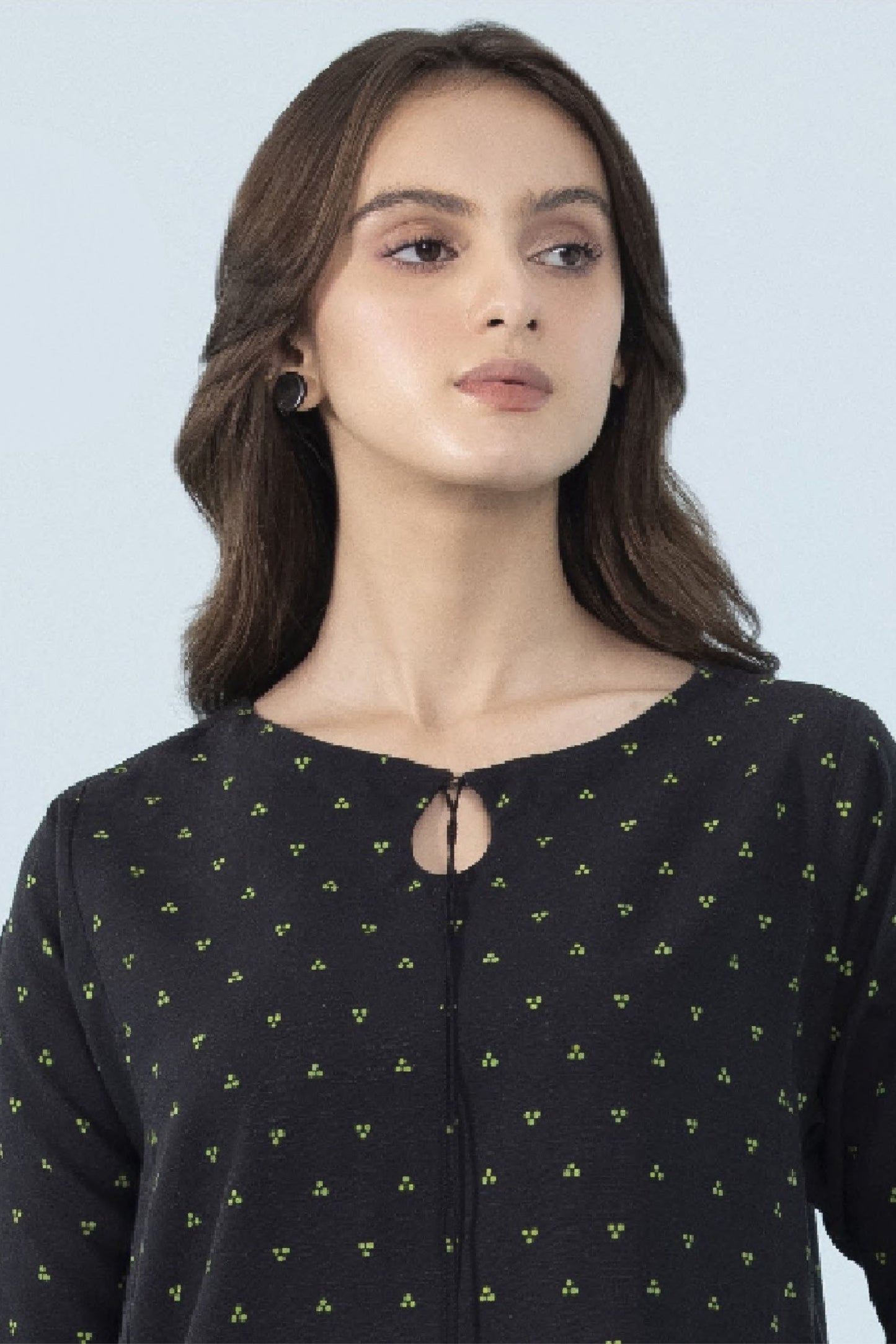 3 Pieces - Sapphire Unstitched Black Printed Lawn Suit