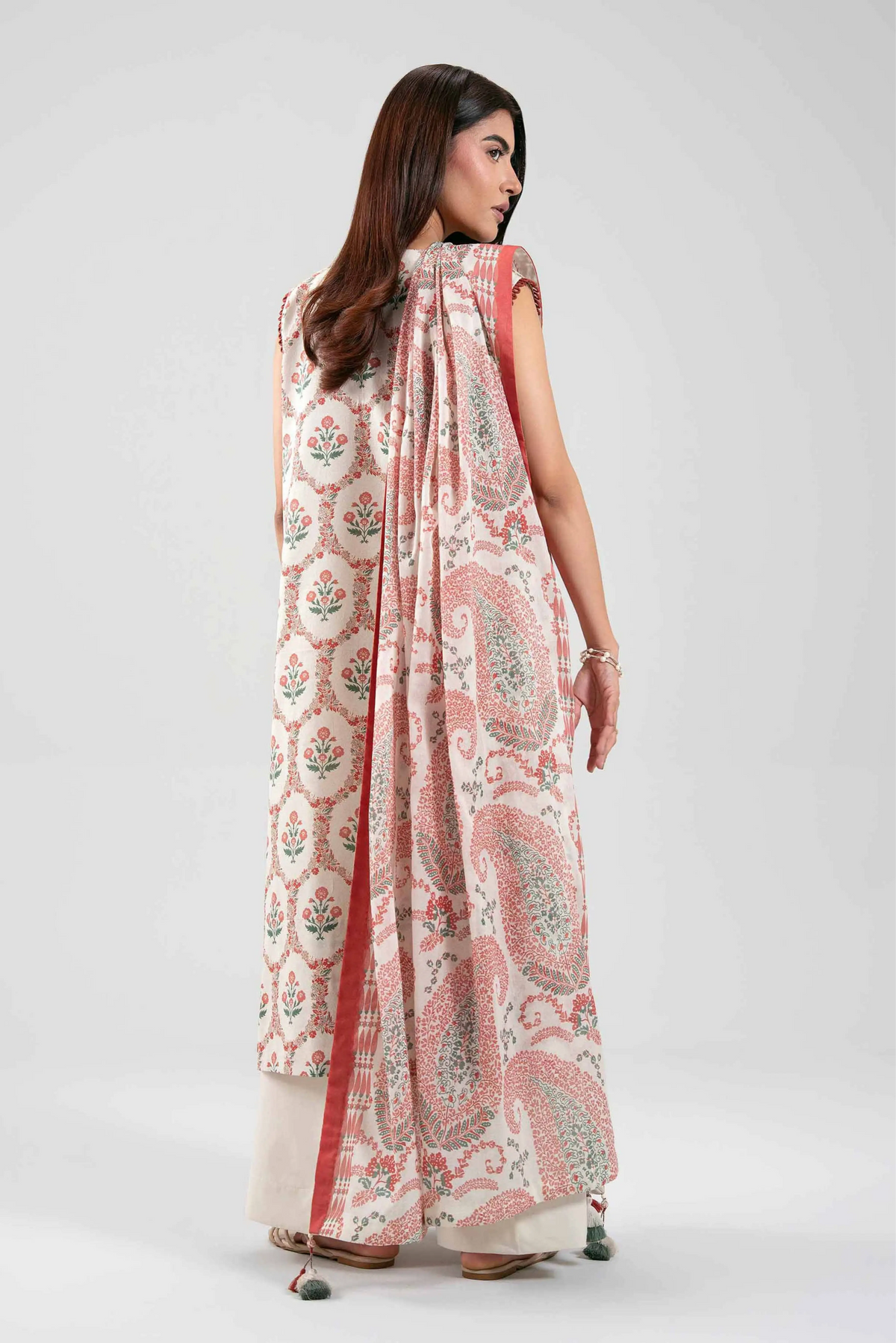 3 Pieces - Nishat Unstitched Skin Ladies Khaddar Suit