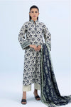 3 Pieces - Sapphire Unstitched Off White Printed Lawn Suit