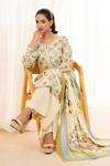 3 Pieces - Regalia Unstitched Skin Doriya Linen Suit