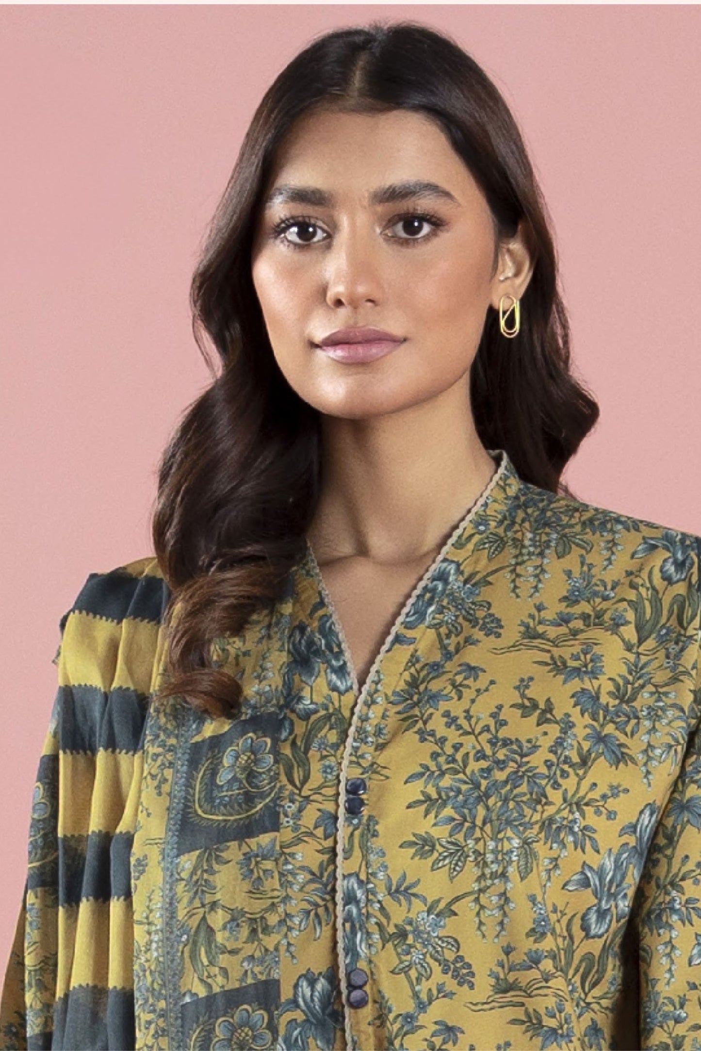 3 Pieces - Sapphire Unstitched Golden Printed Lawn Suit