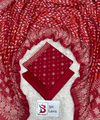 3 Pieces - Bin Saeed Unstitched Red Ladies Lawn Suit