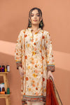 3 Pieces - Regalia Unstitched Skin Fancy Zari Dupatta Printed Shirt Lawn Suit