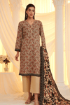 3 Pieces - Regalia Unstitched Skin Printed Khaddar Suit