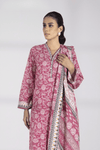 3 Pieces - Sapphire Unstitched Pink Printed Lawn Suit