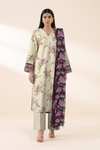 3 Pieces - Sapphire Unstitched Off-White Lawn Suit