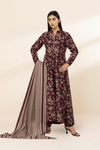 3 Pieces - Sapphire Unstitched Maroon Lawn Suit