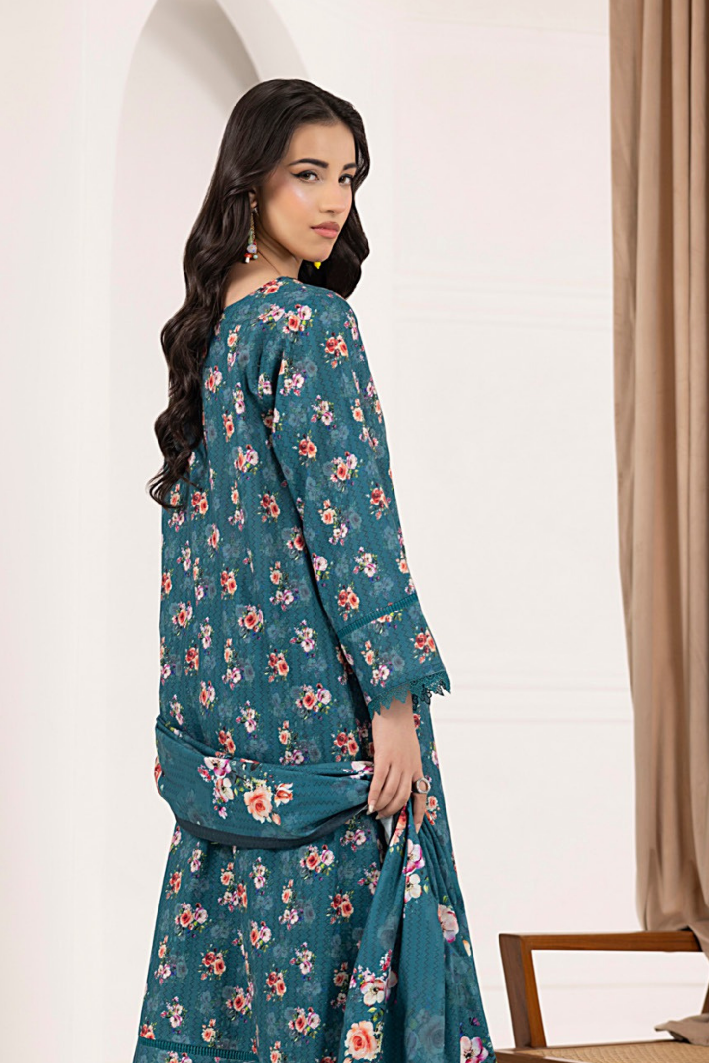 3 Pieces - Regalia Unstitched Zink Printed Khaddar Suit