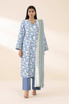 3 Pieces - Sapphire Unstitched sky Blue Lawn Suit