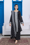 3 Pieces - Regalia Unstitched Black Printed Lawn Suit