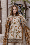 3 Pieces - Janan Unstitched Skin Printed Lawn Suit