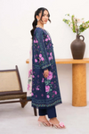 3 Pieces - Yakeen By Asifa Unstitched Blue Ladies Lawn Suit