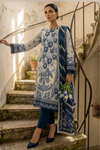 3 Pieces -Sonu Ali Unstitched White Ladies Lawn Suit