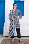 3 Pieces - Regalia Unstitched Black Printed Lawn Suit