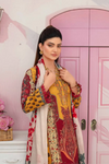 3 Piece - Fabiha By Feroza Unstitched Mustard Lawn Suit