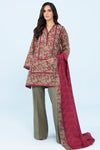 3 Pieces - Sapphire Unstitched Sea Green Printed Lawn Suit