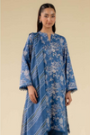 3 Pieces - Beyond East Unstitched Sky Blue Printed Lawn Suit