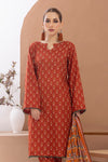 3 Pieces - Regalia Unstitched Carrot Printed Lawn Suit