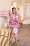 3 Pieces - GulAhmad Unstitched Pink Printed Lawn Suit