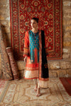 3 Pieces - GulAhmad Unstitched Bright Orange Printed Lawn Suit