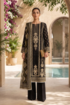 3 Pieces - Sohni Dharti Unstitched Black Print Lawn Suit
