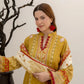 3 Pieces - Marooj Unstitched Mustard Yellow BanaDora Linen Suit