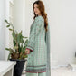 3 Pieces - Marooj Unstitched Sea Green BanaDora Linen Suit