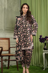 3 Pieces - Regalia Unstitched Black Printed Linen Suit
