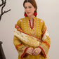 3 Pieces - Marooj Unstitched Mustard Yellow BanaDora Linen Suit