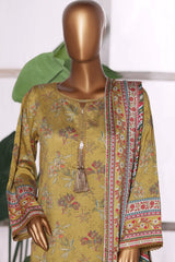 3 Pieces - Riwayat Unstitched Bruaas Dobby Viscose Suit