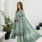 3 Pieces - Marooj Unstitched Sea Green BanaDora Linen Suit
