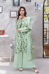 3 Pieces - Regalia Unstitched Parrot Jscquard Cambric Suit