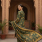 3 Pieces - Marooj Unstitched Green BanaDora Linen Suit