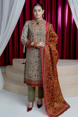 3 Piece - Arfa Unstitched Beach Ladies Transliminor Magic Print Lawn Suit