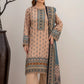 3 Pieces - Marooj Unstitched Light Purple BanaDora Linen Suit