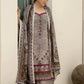 3 Pieces - Marooj Unstitched Grey BanaDora Linen Suit