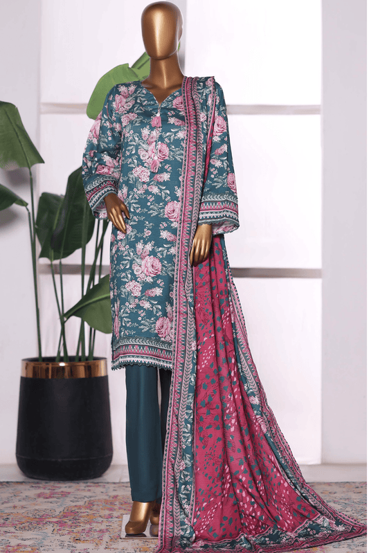 3 Pieces - Riwayat Unstitched Zink Dobby Viscose Suit