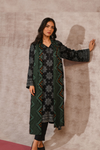 3 Pieces - Nishat Unstitched Dark Blue Printed Linen Suit