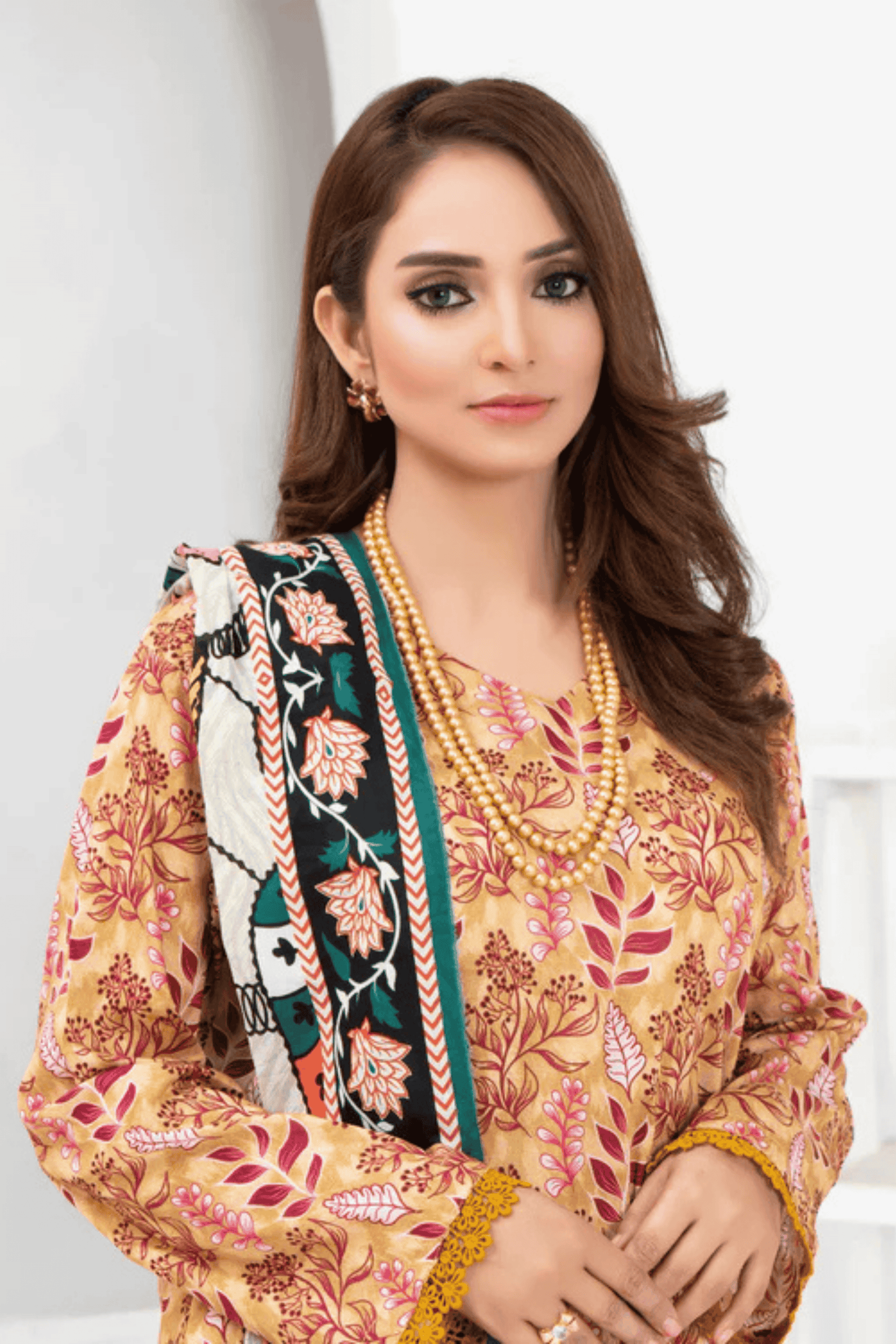 3 Piece - Mahi Unstitched Pace Ladies Print Lawn Suit