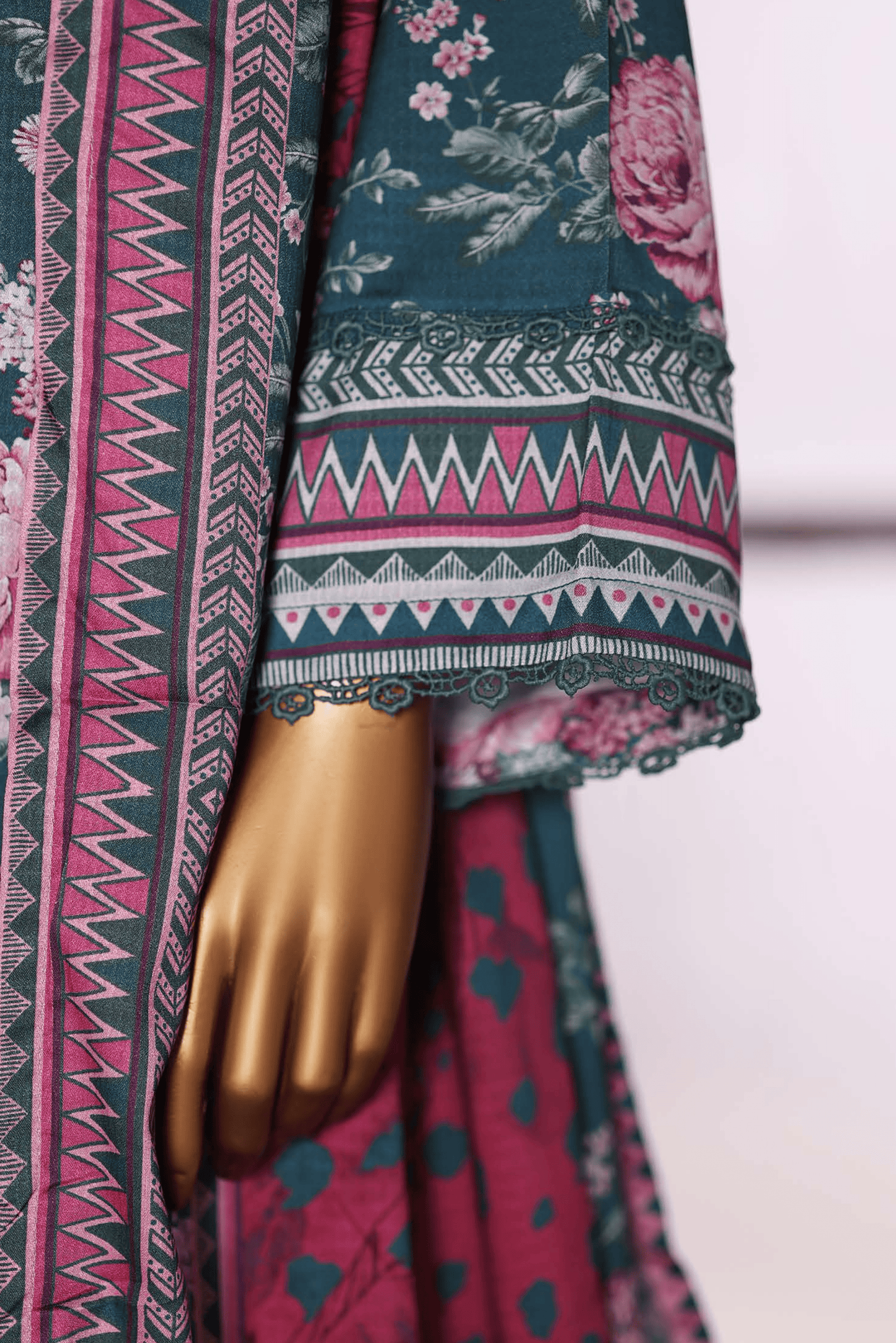 3 Pieces - Riwayat Unstitched Zink Dobby Viscose Suit