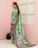 3 Pieces - Marooj Unstitched Light Green BanaDora Linen Suit