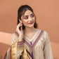 3 Pieces - Regalia Unstitched Off White Fancy Zari Dupatta Printed Shirt Lawn Suit