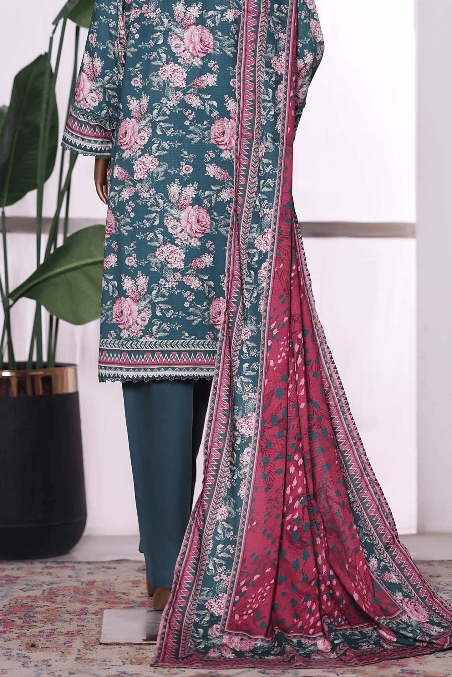 3 Pieces - Riwayat Unstitched Zink Dobby Viscose Suit