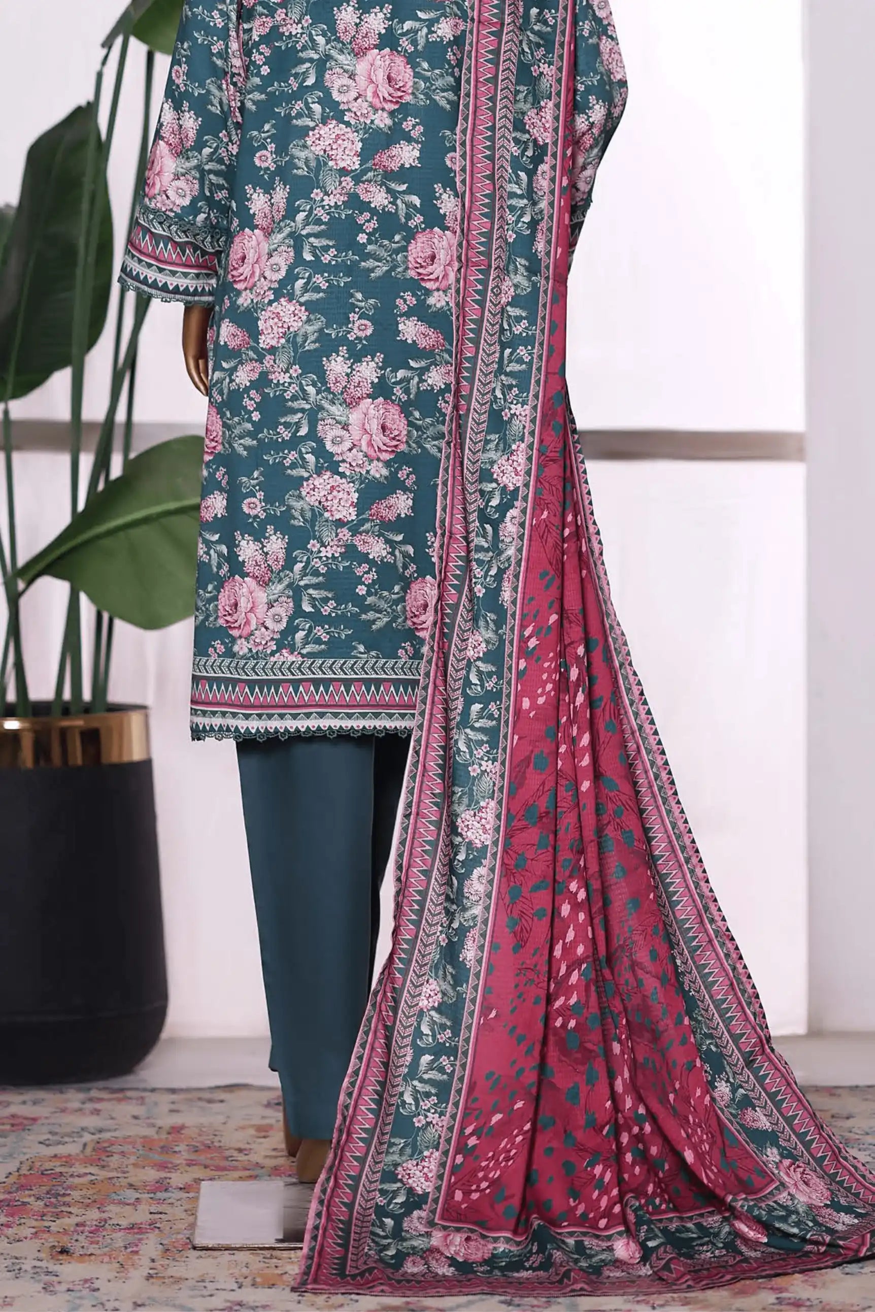 3 Pieces - Riwayat Unstitched Zink Dobby Viscose Suit