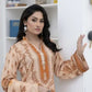3 Piece - Marooj Unstitched Skin BanaDora Linen Suit